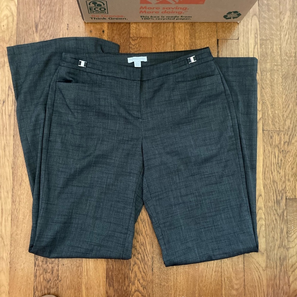 🌇Heather Gray Pinstripe Professional Slacks
